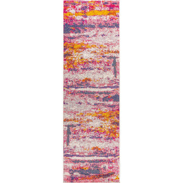 Contemporary Pop Modern Abstract Brushstroke Area Rug